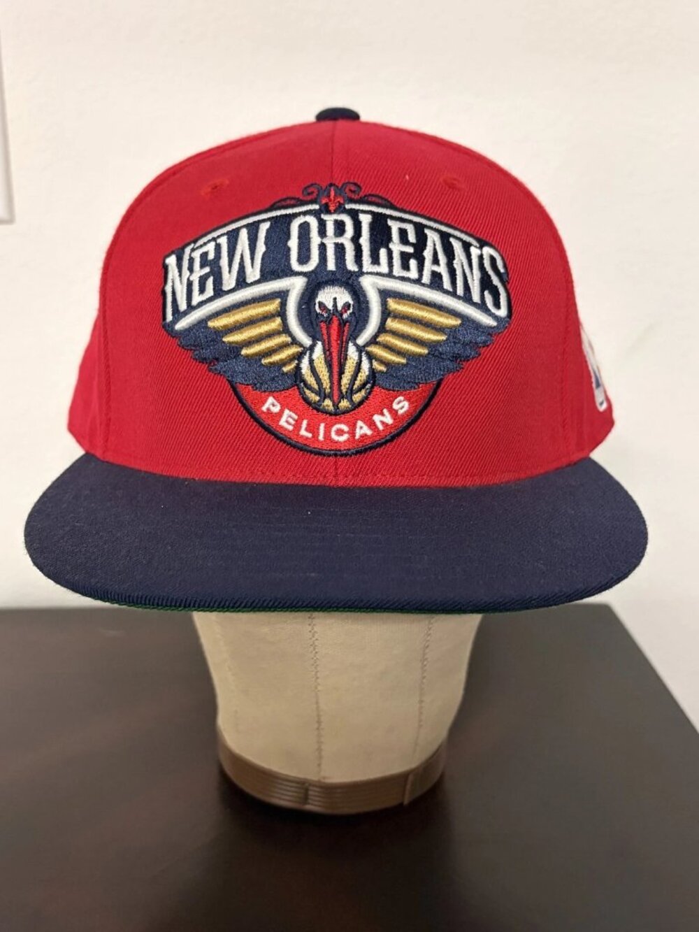 New Orleans Pelicans Hat Fitted 7 78 Mitchell & Ness Preowned Clean